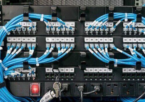 cable management data point termination & labeling