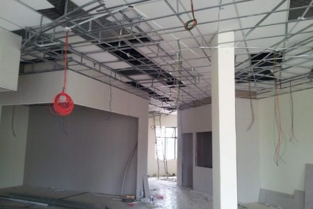 interior ceiling installation