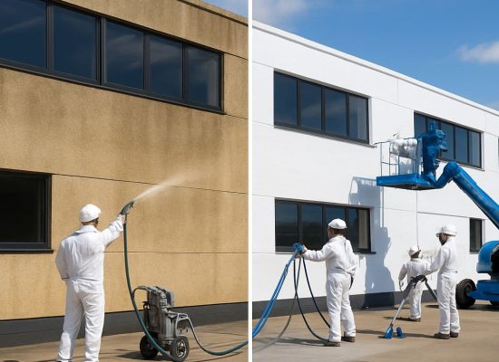 Services painting exteriors of commercial buildings commercial painting sg