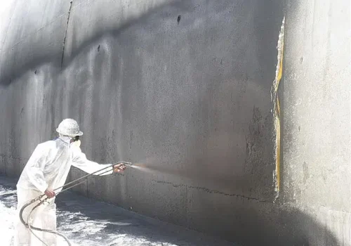 Waterproofing water proofing wall crack repair and re coating
